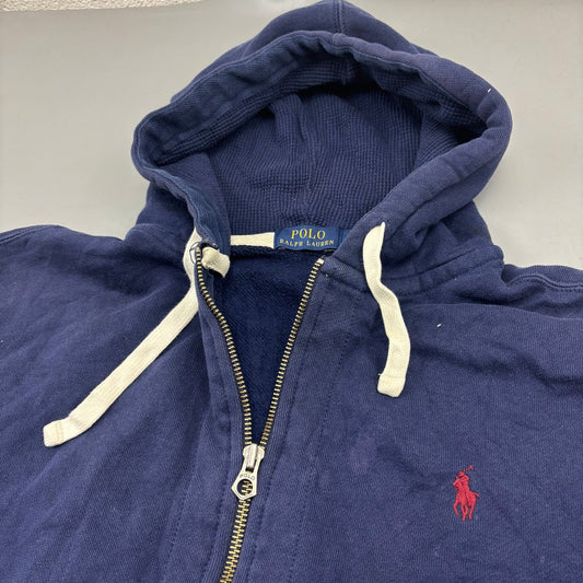 Navy Ralph Lauren Zip Vest - Men XL - Very Good - Revaleur