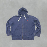 Navy Ralph Lauren Zip Vest - Men XL - Very Good - Revaleur