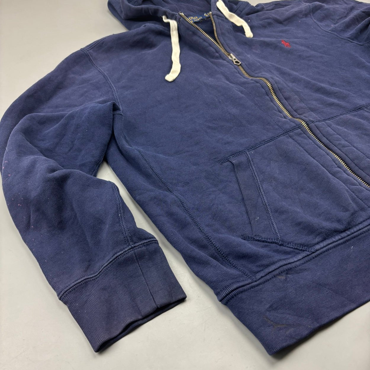 Navy Ralph Lauren Zip Vest - Men XL - Very Good - Revaleur