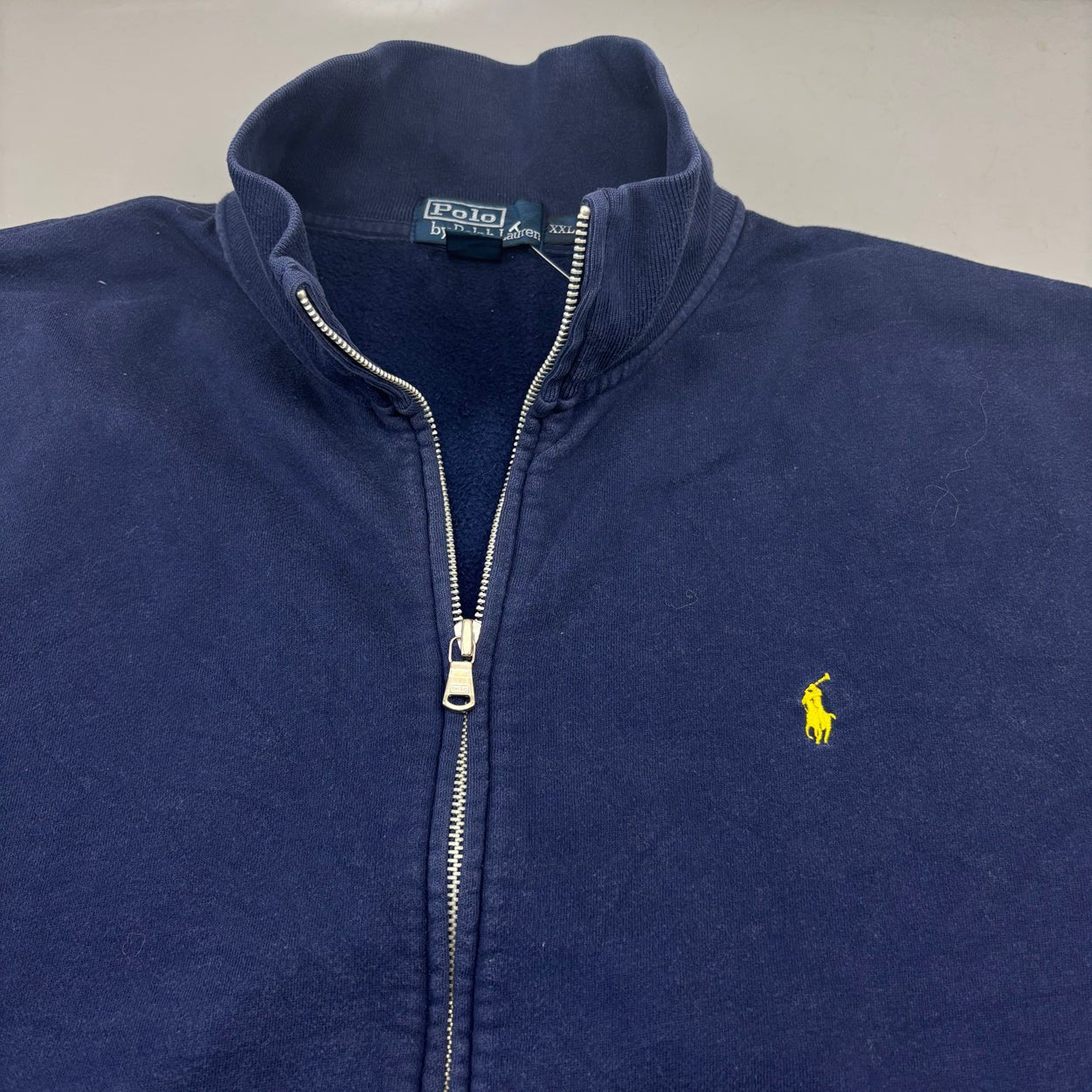 Navy Ralph Lauren Zip Vest - Men XXL - Very Good - Revaleur