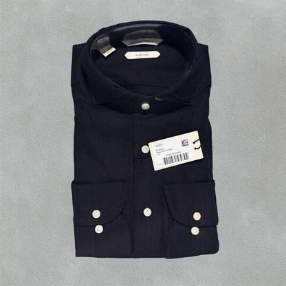 Navy Slim Fit Shirt Suitsupply – W35/36 - New, With Tags - Revaleur