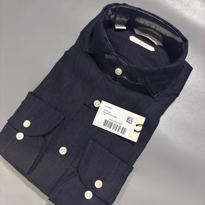 Navy Slim Fit Shirt Suitsupply – W35/36 - New, With Tags - Revaleur