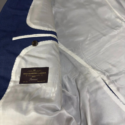 Navy Suit Suitsupply 100% Wool - 58 - Excellent Condition - Revaleur