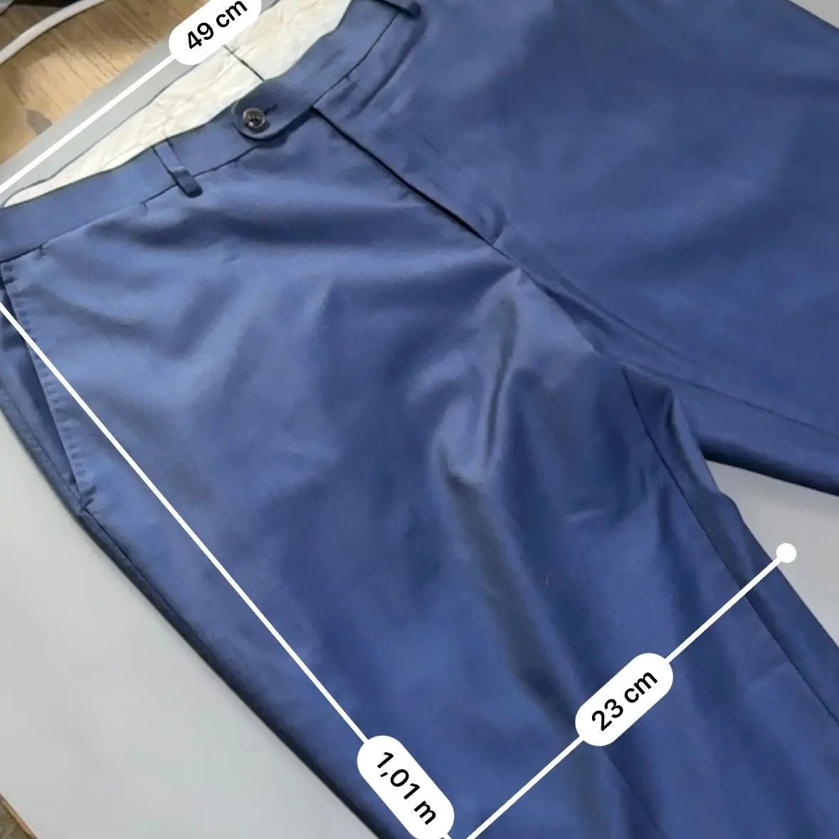 Navy Suit Suitsupply 100% Wool - 58 - Excellent Condition - Revaleur