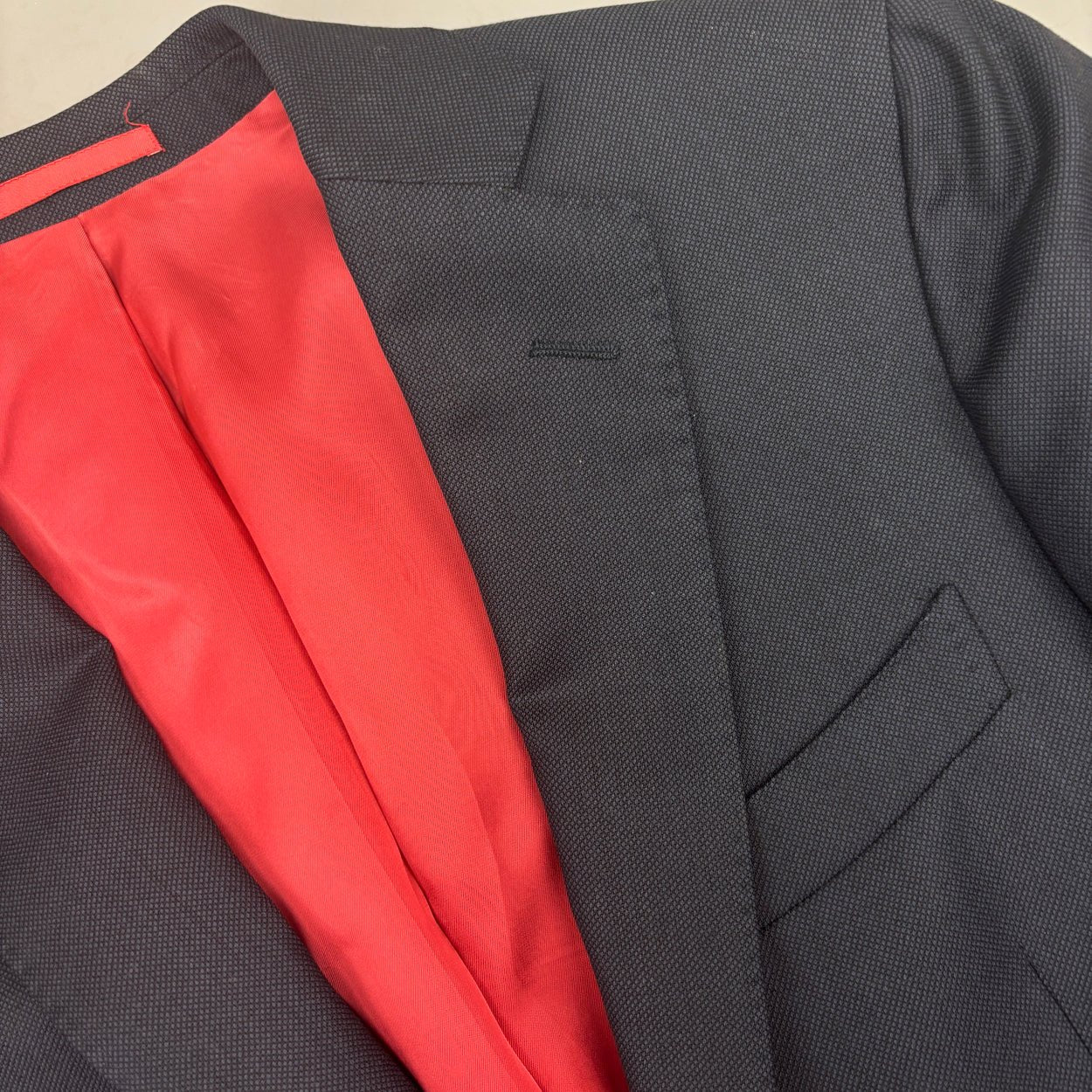 Navy Suitsupply Blazer - Men Blazer 46 - Very Good - Revaleur