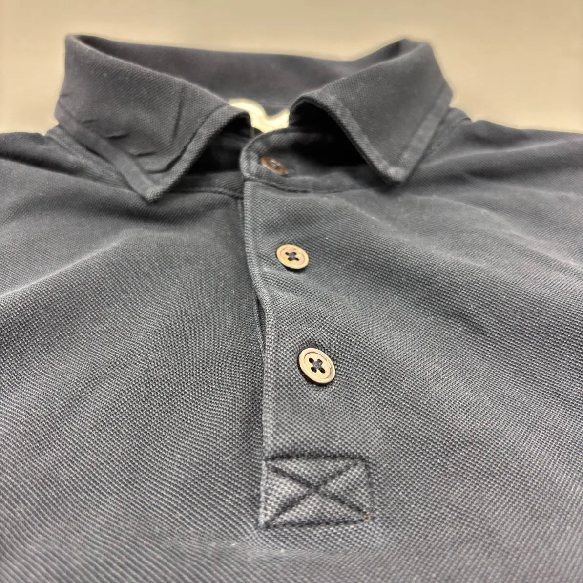 Navy Suitsupply Polo Shirt - M - Excellent Condition - Revaleur