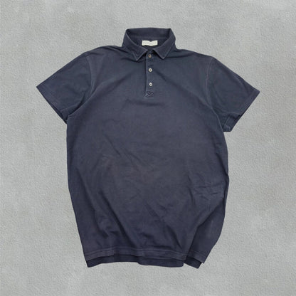 Navy Suitsupply Polo Shirt - M - Excellent Condition - Revaleur