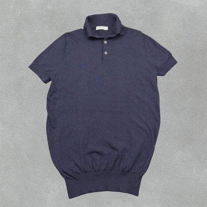 Navy Suitsupply Polo Shirt - XS - New, Never Worn - Revaleur