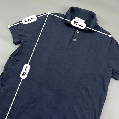 Navy Suitsupply Polo Shirt - XS - New, Never Worn - Revaleur