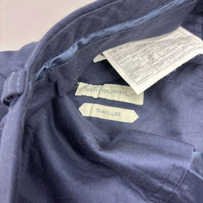 Navy Suitsupply Traveller Suit Pants - W32 - Excellent Condition - Revaleur