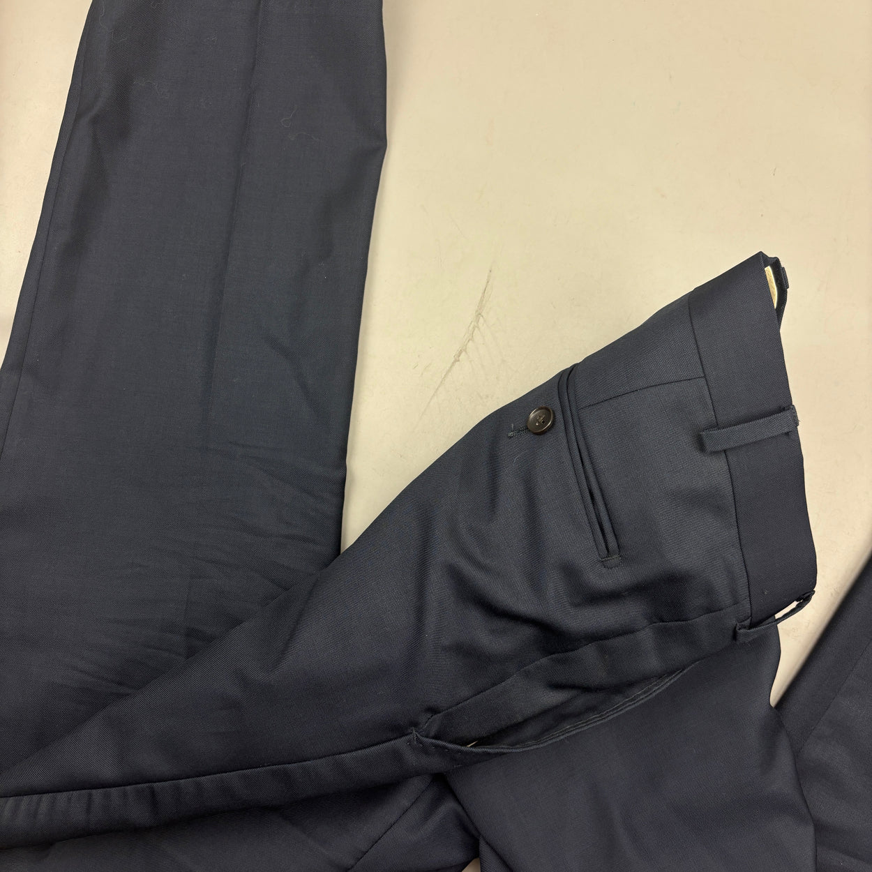 Navy Suitsupply Trousers - Men W40 - Very Good - Revaleur