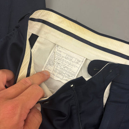 Navy Suitsupply Trousers - Men W40 - Very Good - Revaleur