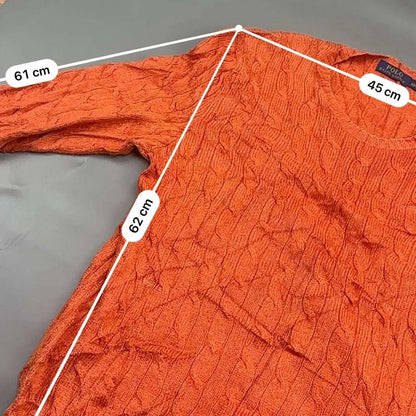 Orange Ralph Lauren Knitted Sweater - L - Very Good - Revaleur