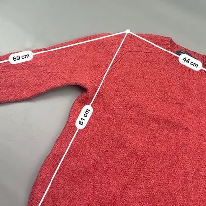 Orange Ralph Lauren Knitted Sweater - Women L - Very Good - Revaleur