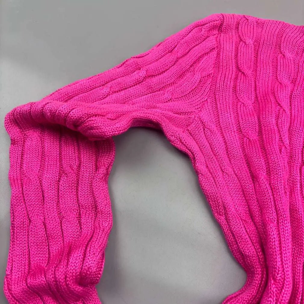 Pink Ralph Lauren Cardigan - M - Very Good - Revaleur