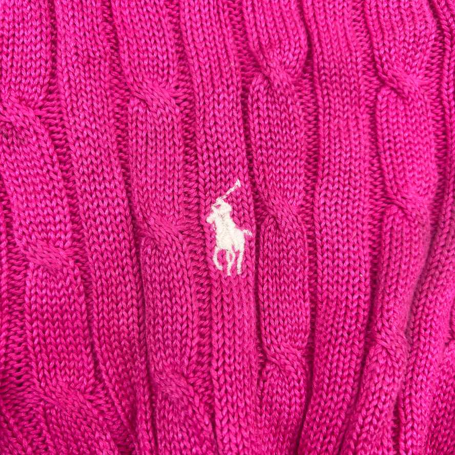 Pink Ralph Lauren Cardigan - M - Very Good - Revaleur