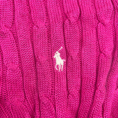 Pink Ralph Lauren Cardigan - M - Very Good - Revaleur