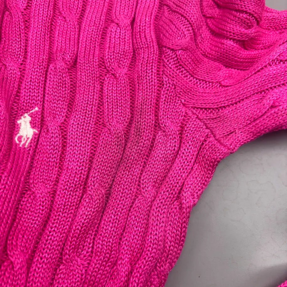 Pink Ralph Lauren Cardigan - M - Very Good - Revaleur