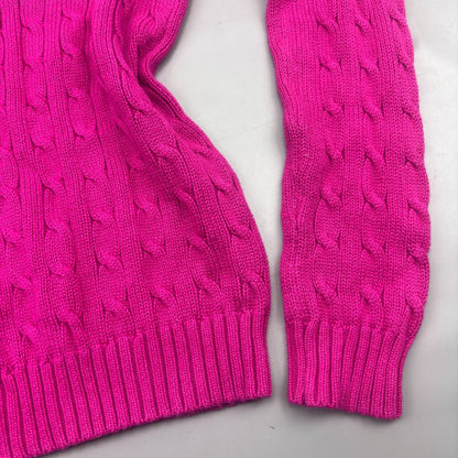 Pink Ralph Lauren Knitted Sweater - Women M - Very Good - Revaleur