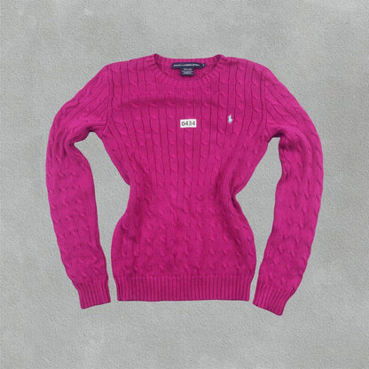 Pink Ralph Lauren Knitted Sweater - Women M - Very Good - Revaleur