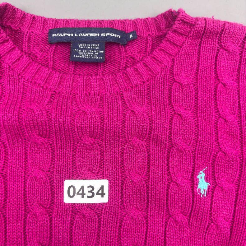 Pink Ralph Lauren Knitted Sweater - Women M - Very Good - Revaleur