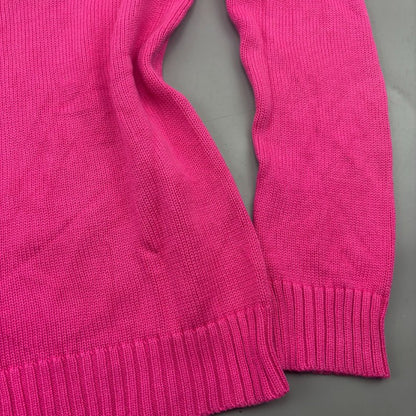 Pink Ralph Lauren V - neck Sweater - L - Very Good - Revaleur