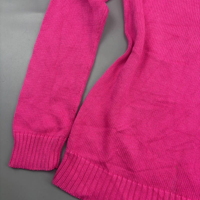 Pink Ralph Lauren V - neck Sweater - L - Very Good - Revaleur