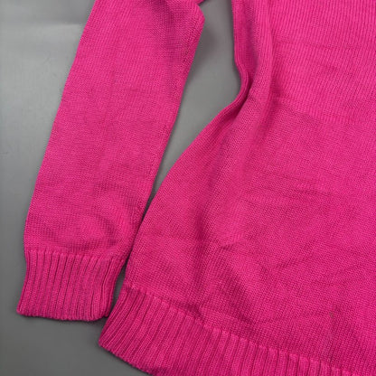 Pink Ralph Lauren V - neck Sweater - L - Very Good - Revaleur