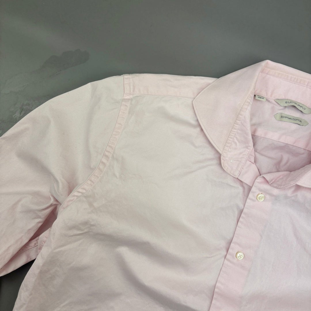Pink Suitsupply Shirt - Men 44 - Very Good - Revaleur