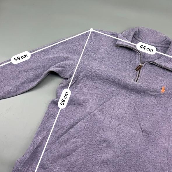 Purple Ralph Lauren Half Zip - Men S - Very Good - Revaleur