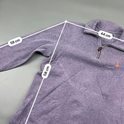 Purple Ralph Lauren Half Zip - Men S - Very Good - Revaleur