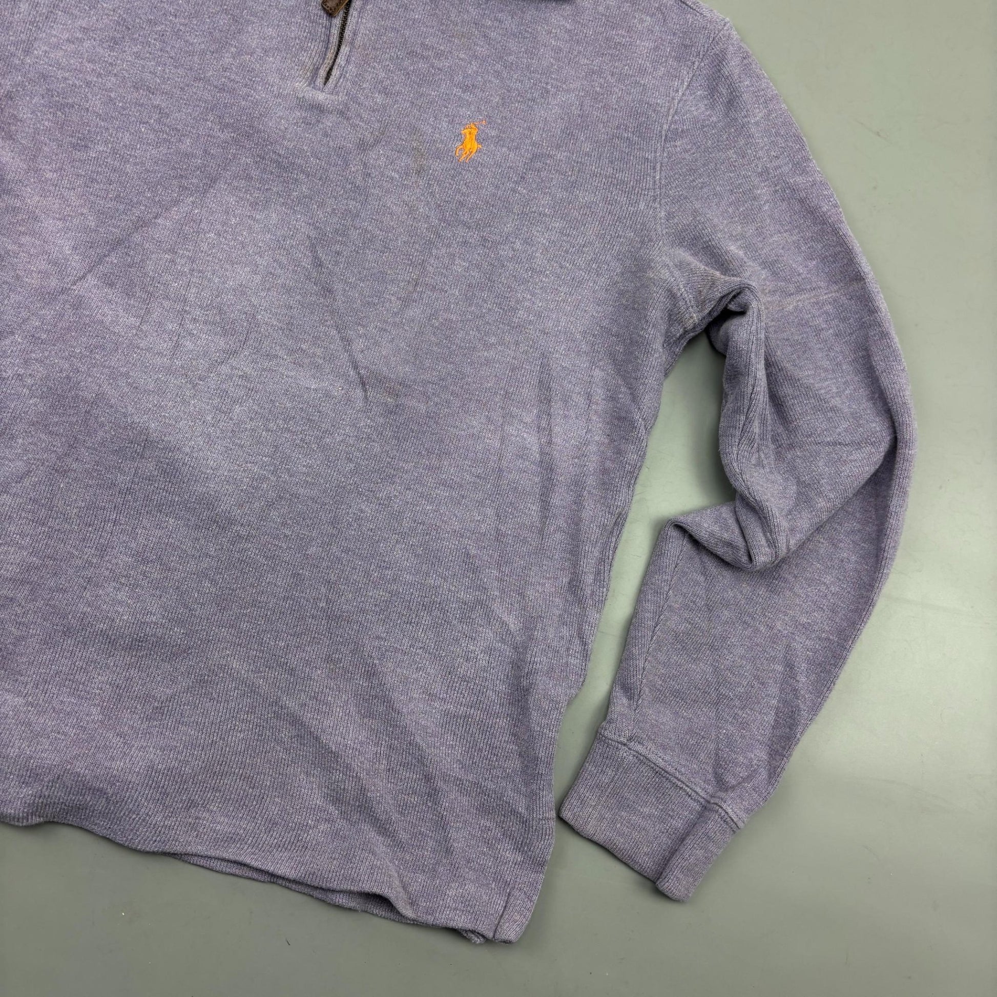 Purple Ralph Lauren Half Zip - Men S - Very Good - Revaleur