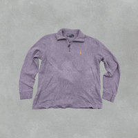 Purple Ralph Lauren Half Zip - Men S - Very Good - Revaleur