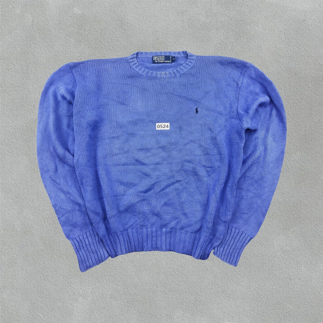 Purple Ralph Lauren Knitted Sweater - M - Very Good - Revaleur