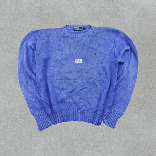 Purple Ralph Lauren Knitted Sweater - M - Very Good - Revaleur
