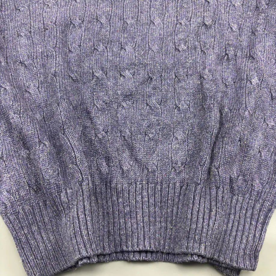Purple Ralph Lauren Knitted Sweater - S - Excellent Condition - Revaleur
