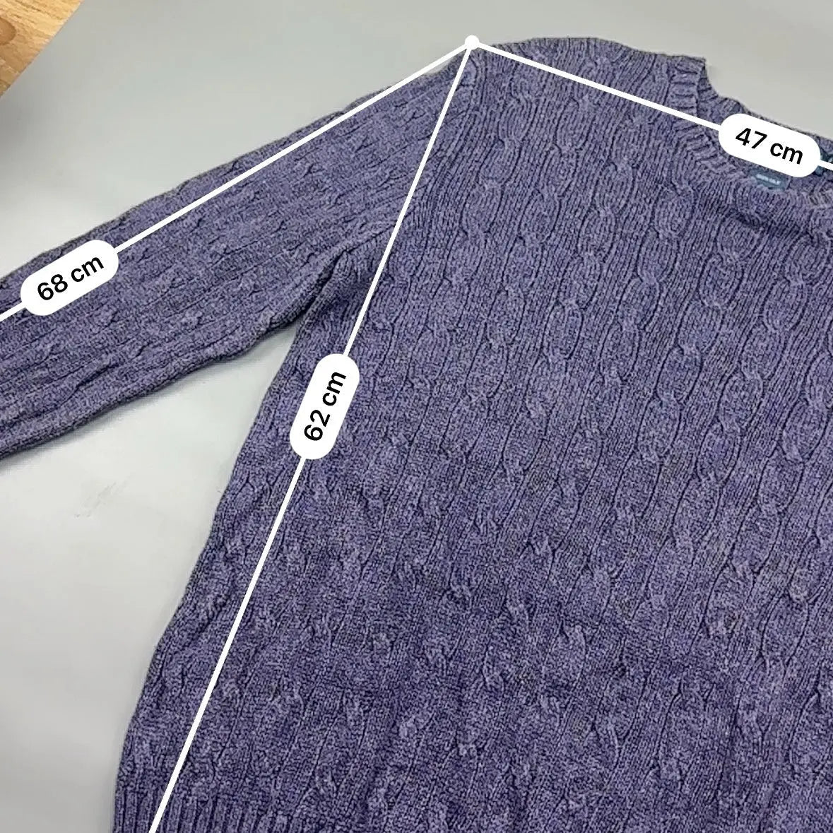 Purple Ralph Lauren Knitted Sweater - S - Excellent Condition - Revaleur