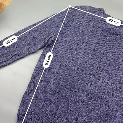 Purple Ralph Lauren Knitted Sweater - S - Excellent Condition - Revaleur