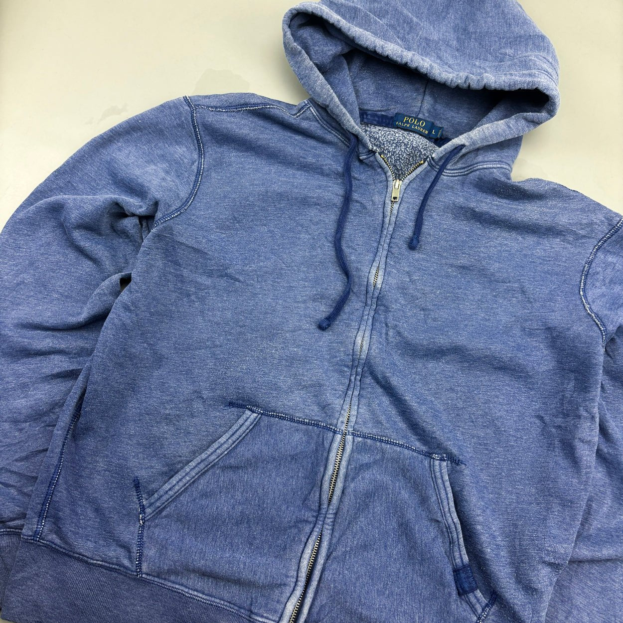 Purple Ralph Lauren Zip Vest - Men L - Very Good - Revaleur