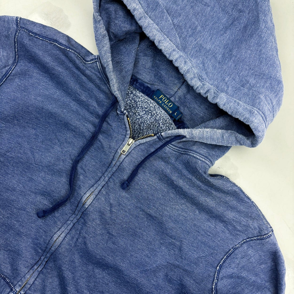 Purple Ralph Lauren Zip Vest - Men L - Very Good - Revaleur