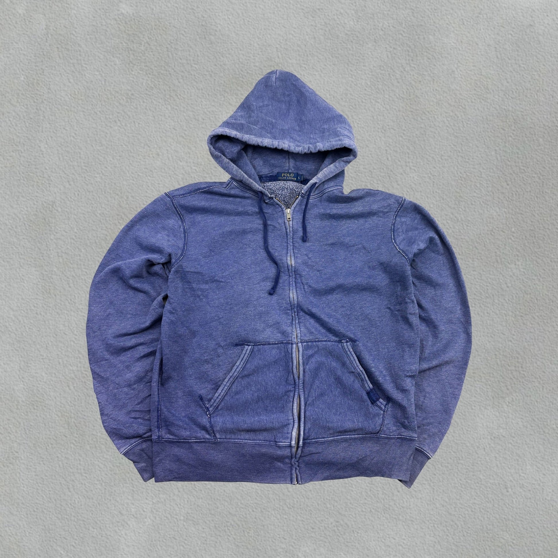 Purple Ralph Lauren Zip Vest - Men L - Very Good - Revaleur