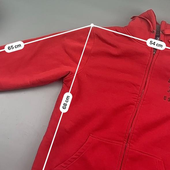 Red Polo Assassin Fleece Jacket - Men L - Very Good - Revaleur