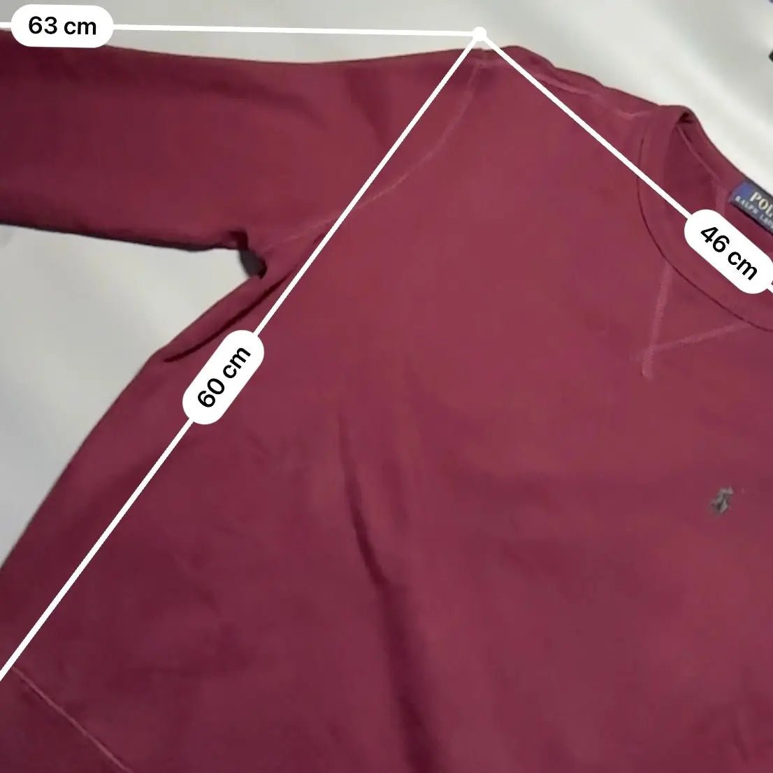 Red Polo Ralph Lauren Sweater - M - Excellent Condition - Revaleur