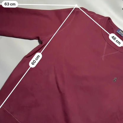 Red Polo Ralph Lauren Sweater - M - Excellent Condition - Revaleur