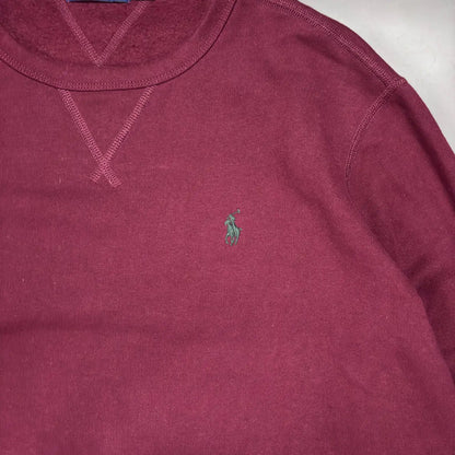 Red Polo Ralph Lauren Sweater - M - Excellent Condition - Revaleur