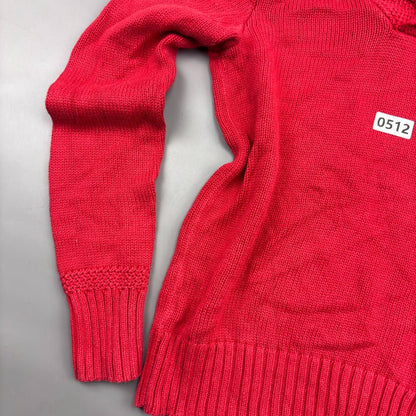Red Ralph Lauren Buttoned Sweater - M - Very Good - Revaleur