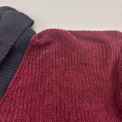 Red Ralph Lauren Buttoned Sweater - XL - Very Good - Revaleur