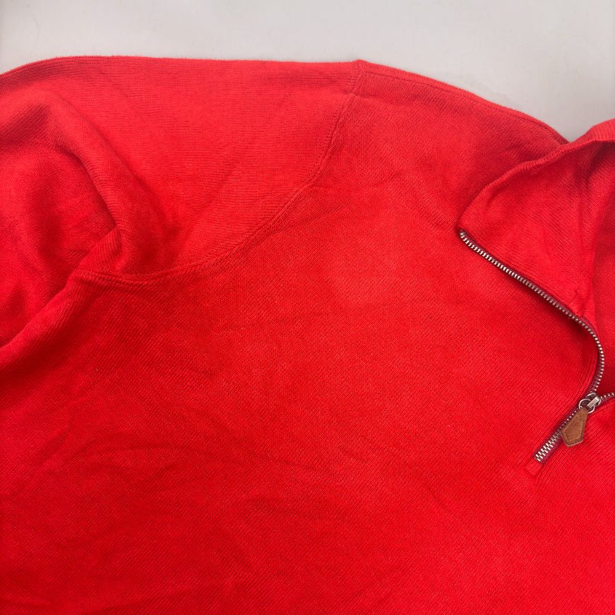 Red Ralph Lauren Half Zip - Men L - New - Revaleur
