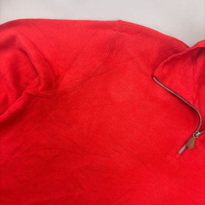 Red Ralph Lauren Half Zip - Men L - New - Revaleur