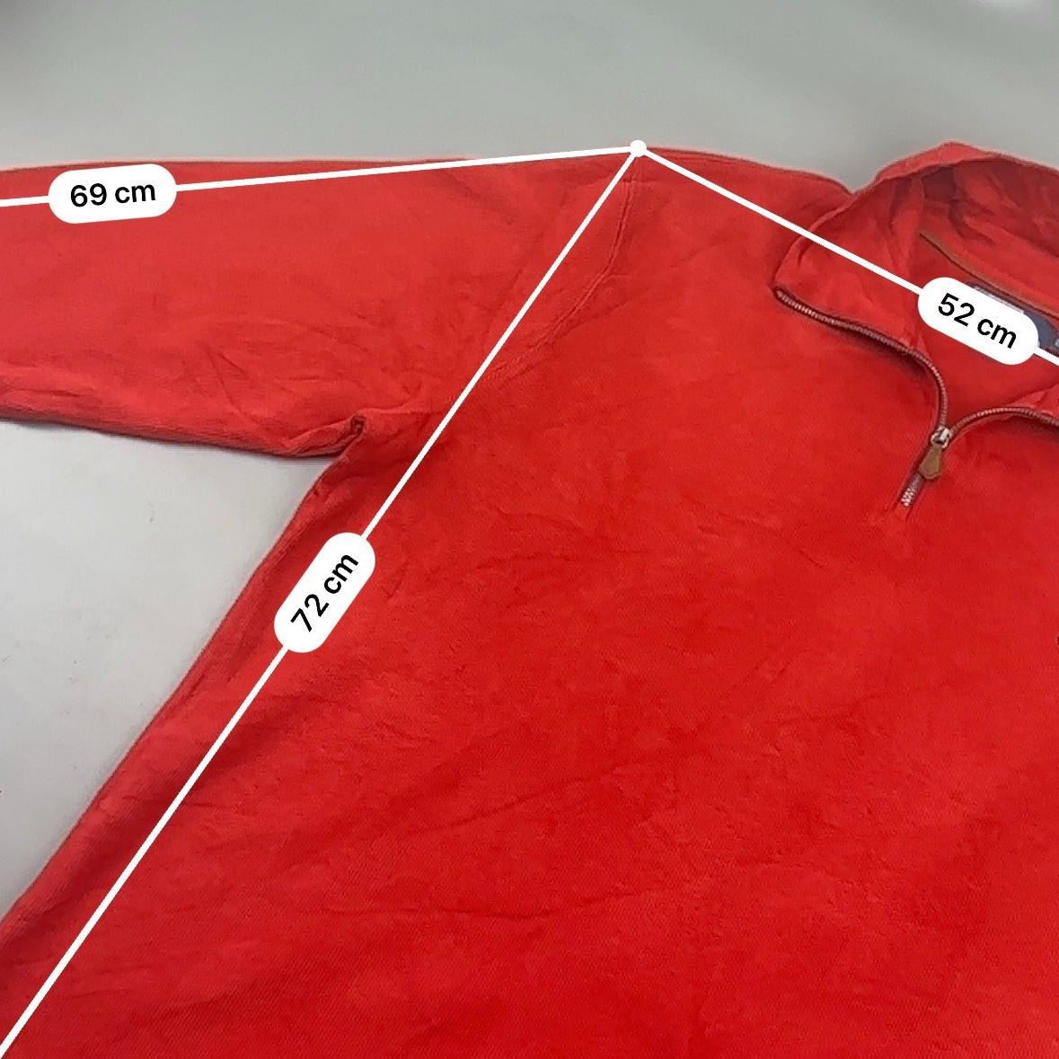 Red Ralph Lauren Half Zip - Men L - New - Revaleur